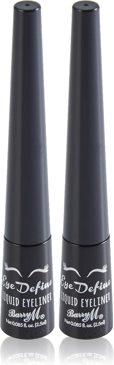 Barry M Eye Define Liquid Eyeliner Ebony Pack of 2