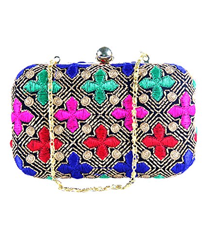 SAISHA Womens Clutch (Multicolor) (Contemporary)