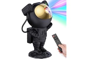 Mooyran Night Light Projector - Cool Stuff Tiktok Trend Items, Galaxy Star Astronaut Space Ceiling Projector, Led Lights for Bedroom Accessories Kids Room Decor, Starry Nebula Lamp