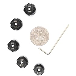 MakerDoIt 48P Pinion Gear Set 3.175mm 48 Pitch 24T