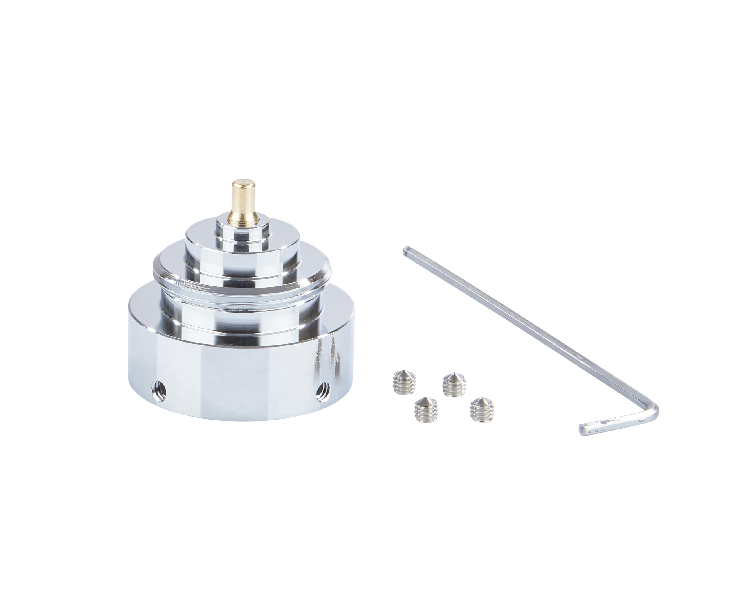 ET - EUROTRONIC Technology GmbH 700104 Danfoss RAV metal adapter for radiator thermostats radiator valve adapter, long life, heater thermostat accessories, 34mm (4 notches), 1 piece