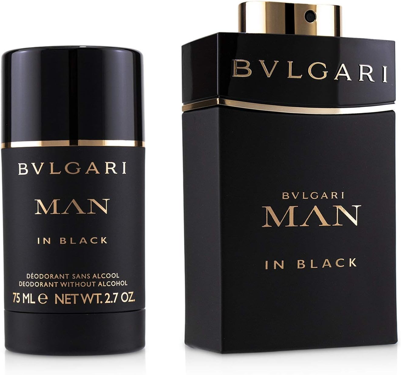 BVLGARI MAN IN BLACK EDP 100 ML + DEO STICK 75 ML SET REGALO Amazon.co