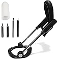 H2SON Male Extender Stretcher, Physical Stretcher Extender Stretching Enlargement Exercise Thickening Hard Training Devices, Bend Adjustable Traction Device with Silicone Protector (Black)