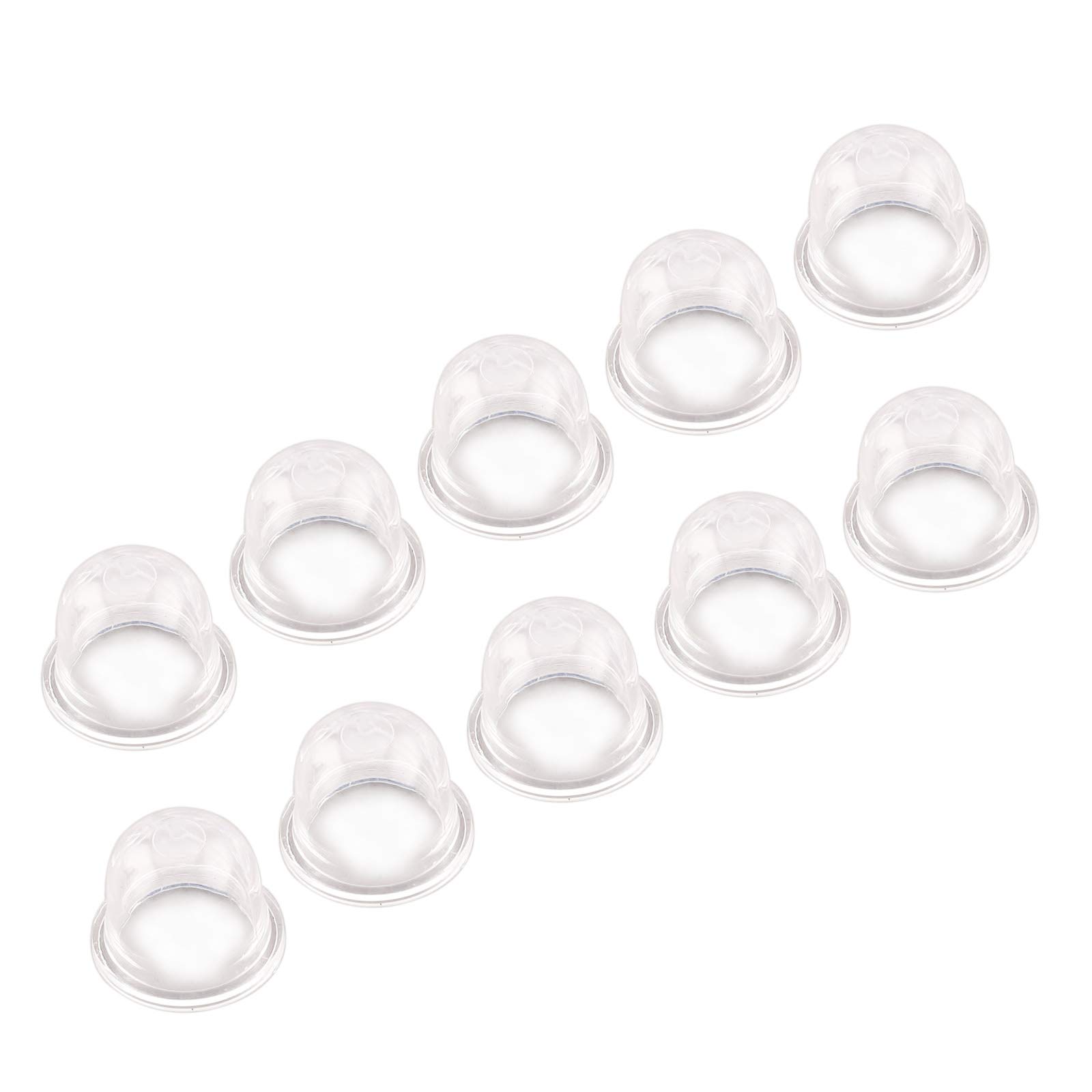 Dreld 10Pcs Universal Primer Bulbs Petrol Fuel, Primer Bulb Pump Carburettor Fuel Filter Oil Cups Compatible with Mower, Blower, Strimmer, Cutter, Hedge, Trimmer, Chainsaw (22mm)