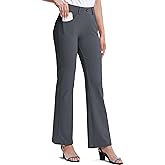 M MOTEEPI Women's High Waisted Stretchy 29"/31" Bootcut Pull On Dress Pants Office Business Casual Work Pants