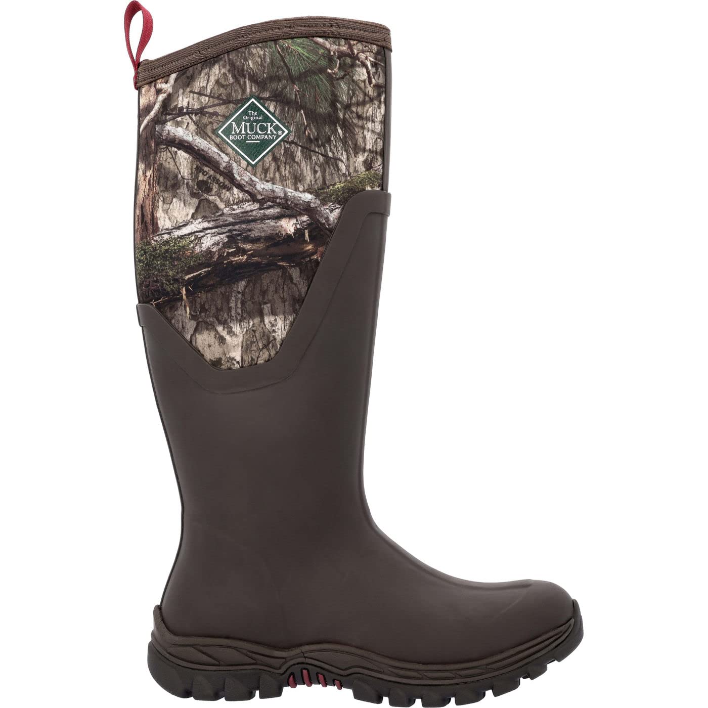 MUCK Women's Mossy Oak® Country DNA™ Arctic Sport II Tall Boot, Brown, Size 9(M) Image