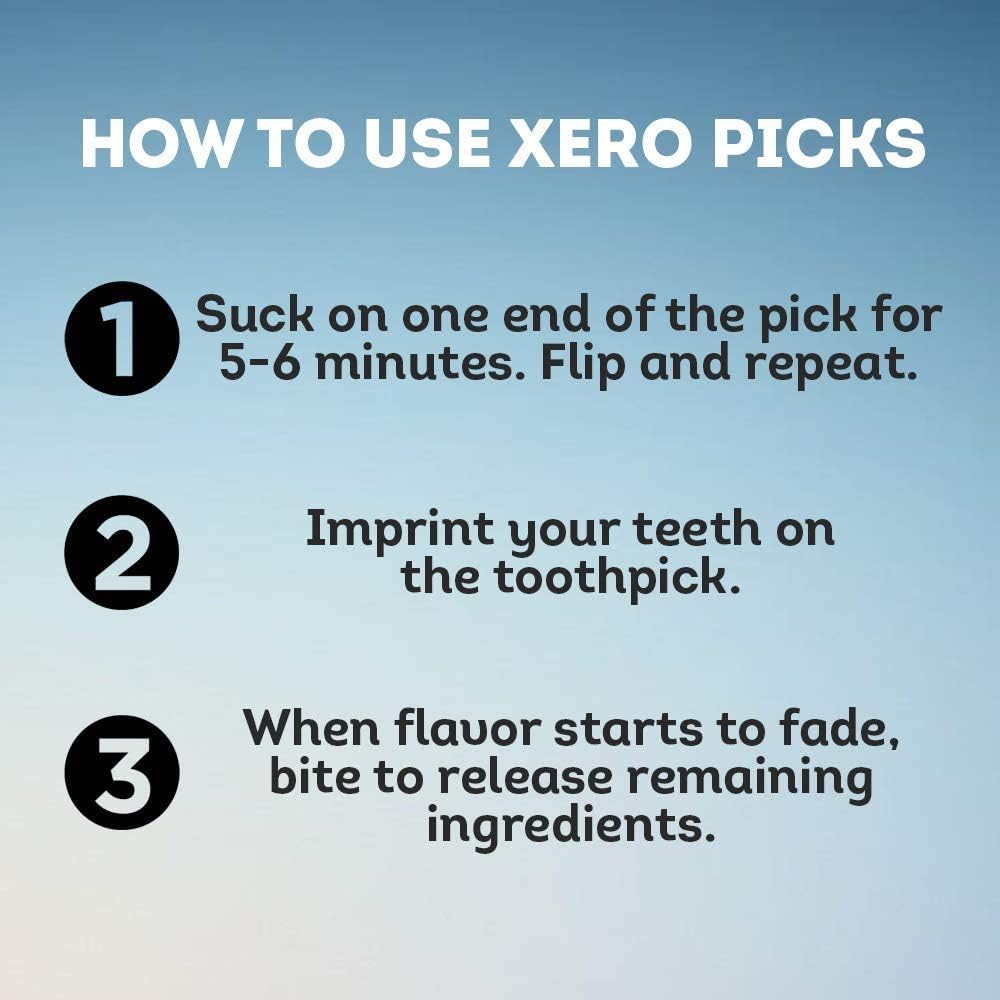 Xero Picks Wellness Infused Flavored Toothpicks, 100 Picks (5 Pack) (Variety) Vitamin C, Elberberry, Zinc, Gluosamine - Image 5