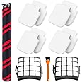 Replacement Filters for Shark Stratos AZ3002 AZ3000 AZ3000W DuoClean PowerFins Upright Vacuum Cleaner 1 Soft Brush Roller 2 Filters 4 Foam & Felt Filters 1 Cleaning Brush