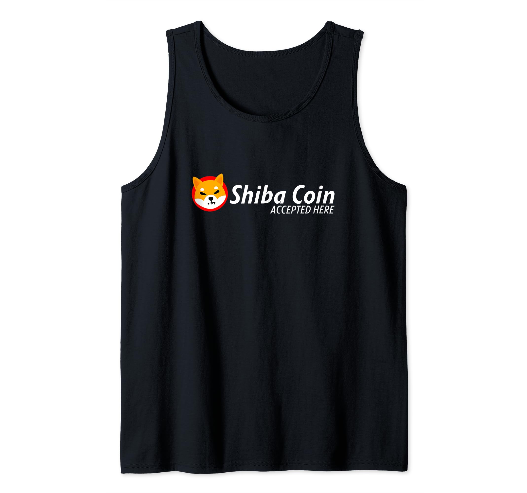 Shiba Coin Accepted Here Cryptocurrency Digital Coin HODL Tank Top