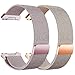 For Fitbit Ionic Bands Small and Large for Women Men 2 Pack, hooroor Fully Magnetic Closure Clasp Mesh Loop Milanese Stainless Steel Metal Ionic Sport WristBand Accessories for Fitbit Ionic Smartwatch