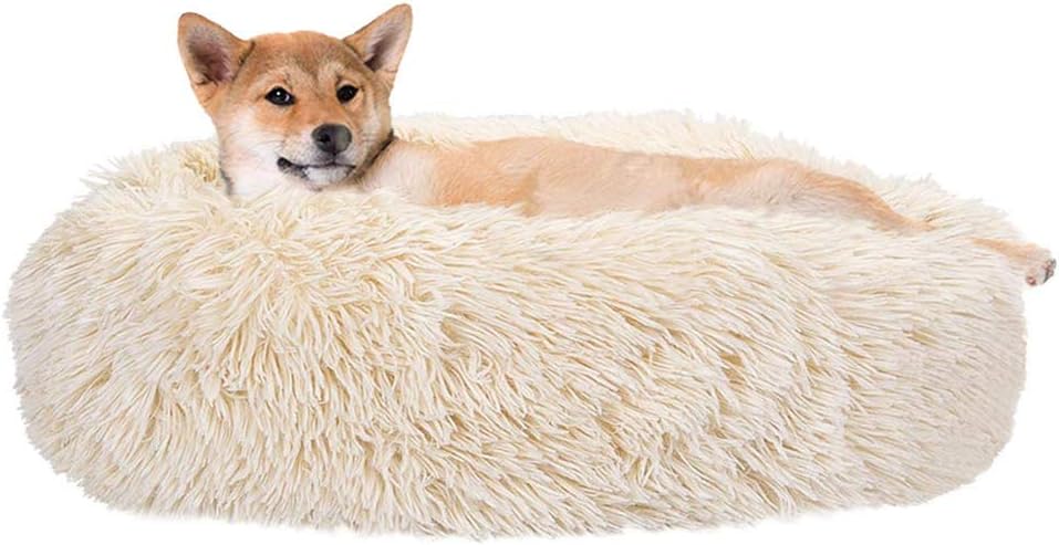 Soft Plush Washable Dog Bed for Small Medium Large Dog,Warm Soothing Bed Pet Calming Bed Sleeping Pad Dog Basket Cushion Bed,Soft Kennel