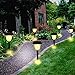 Sogrand Solar Garden Lights Outdoor Decorations Home Decor Stakes Yard Decorative Stake Light Deal of The Day Prime Today Warm White LED Bright Waterproof Lantern For Outside Landscape Walkway 4Pack