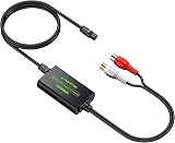 LiNKFOR 192kHz Optical to RCA Converter SPDIF to Analog DAC with Amplifier