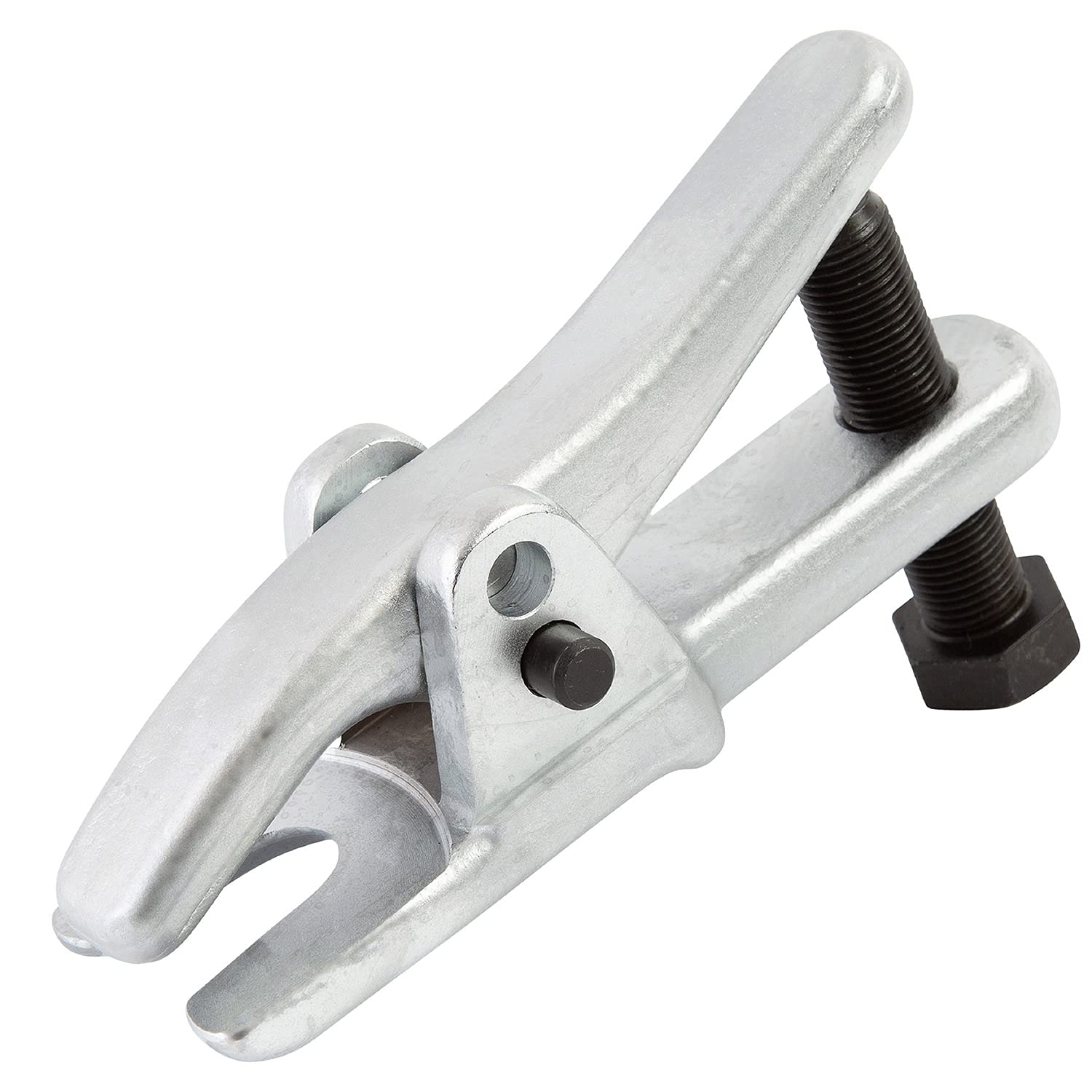 Photo 1 of (damaged bolt) OEMTOOLS 26553 Ball Joint Separator, Adjustable Ball Joint Removal Tool for Various Sizes, Steel Construction Balljoint Separator with Black Oxide Pins, Ideal Ball Joint Tool