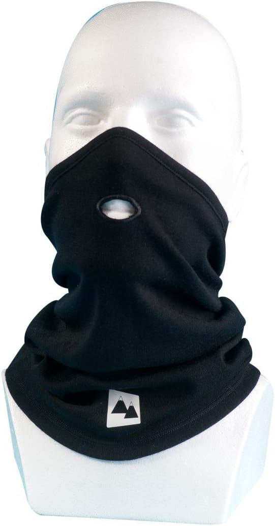 Merino Wool Neck Warmer Thermal Neck Tube - Made from 100% Merino with 230gsm. Multifunctional Headwear for Women & Men. Warm Breathable Moisture Wicking & Wind Resistant. For Winter & Summer use.