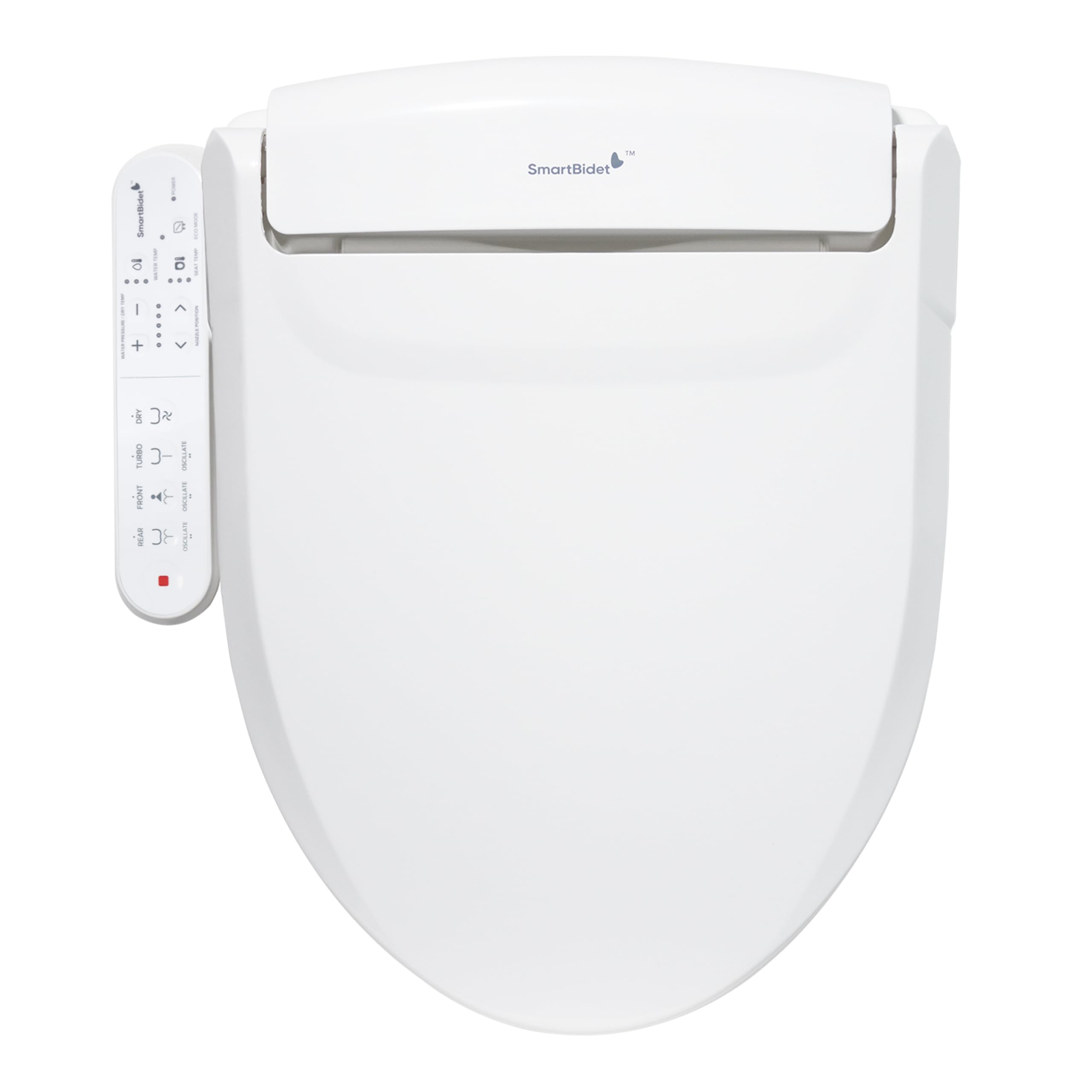 Photo 1 of SmartBidet® SB-2000 Smart Bidet Electric Bidet Toilet Seat with Heated Seat, Warm Water, Air Dryer – Side Control Panel, Elongated