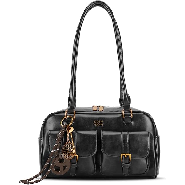 Amazon.com: Retro Y2K Shoulder Tote Bag for Women - Faux Leather