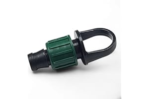 ONE STOP OUTDOOR USA MADE - 5 PACK PREMIUM Drip Tape Irrigation Tubing End Plug With Pull (5/8" - 1/2" or .625" - .645") Universal Perma-Loc Connector Barbed Locking Fitting - Fits All Brands 16mm Drip Tape AG Tubing