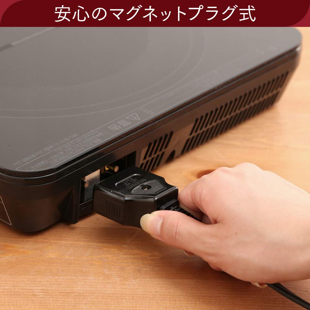 アイリスオーヤマ IHクッキングヒーター 1400W ブラック IHK-T35-B