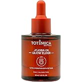 TOTEMICA Organic Jojoba Oil Glow Elixir – Hydrating & Anti-Aging face oil with Peptides | Vegan & Non-Comedogenic facial oil & moisturizing body oil for skin oil & hair oil (1.01 Fl Oz)
