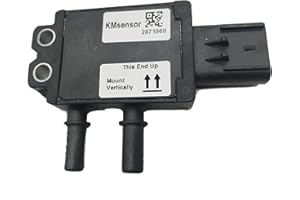 kmdiesel 2871960 Diesel Exhaust Gas Differential Pressure Sensor Diesel Particulate Filter (DPF) Pressure Sensors 904-7127 37DPS035-01 37DPS03501 fit for Cummins Freightliner Cascadia Coronado