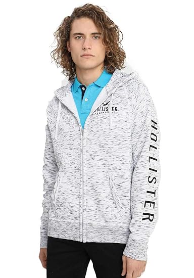 white hoodie hollister