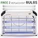 Lumapest Bug Zapper & Indoor Electric Insect Killer: Powerful 2800V 20W Bulbs Protection Fly Traps, Mosquitoes & Pests | Covers 6,000 Sq. Ft. | Free 2-Pack Replacement Bulbs Included