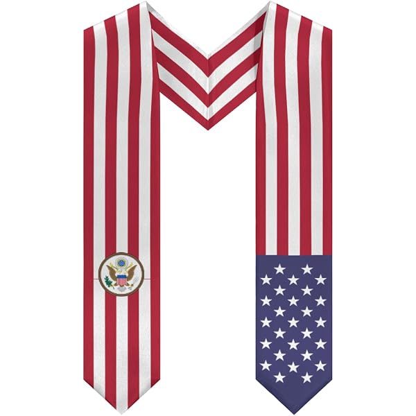 Bandera De México Y Bandera De Haití, Banda De Estola De Graduación, Estola De Graduación, Regalo De Graduación, Blanco 0, Talla única