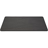Dark Gray Stone Bath Mat – Quick Dry Diatomaceous Earth Bathroom Mat, Non-Slip & Absorbent Fast Drying Floor Mat, Easy to Clean, Modern Spa-Style Shower Mat