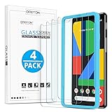 OMOTON [4 Pack Screen Protector for Google Pixel 4