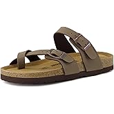 CUSHIONAIRE Kid's Luna JR Cork footbed Sandal with +Comfort