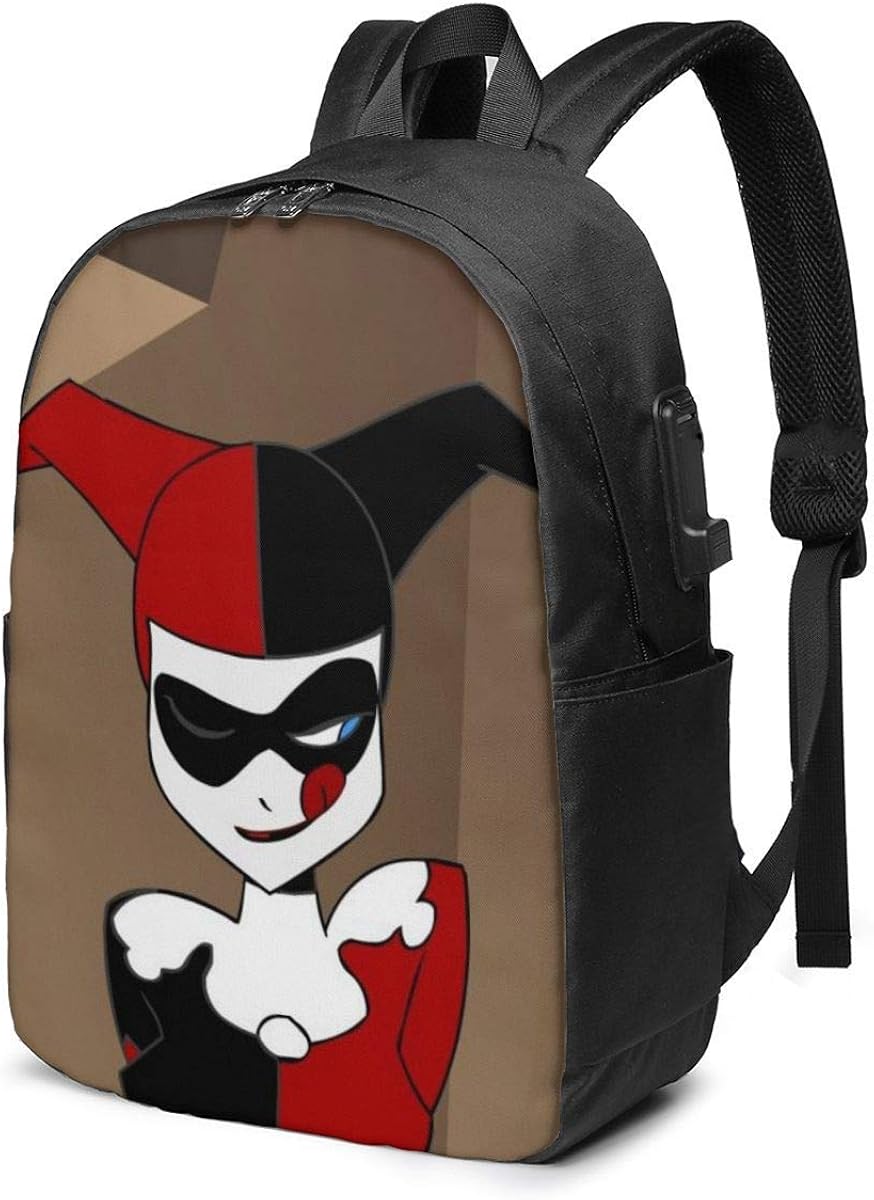 zhengdong Harley Quinn Backpack Travel Laptop Backpack Unisex