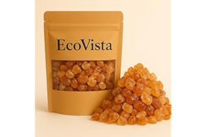 ECOVISTA Gum Arabic | 100% Pure Acacia Gum | Food-Grade Natural Thickener | Essential for Watercolor Paints, Royal Icing, Craft Cocktails & Ice Cream | 4oz
