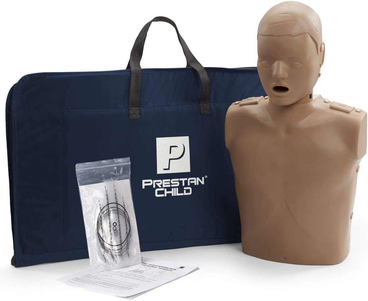 Prestan Child Dark Skin CPR-AED Training Manikin (without CPR Monitor)