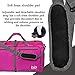 Extra Large Duffle Bag with Pockets - Waterproof Duffel Bag for Women and Men (Pink)