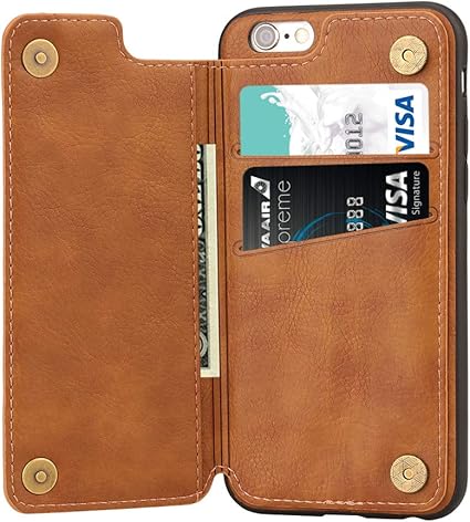 Amazon Iphone6ケース Iphone6sケース カード収納 レザーケース Ic