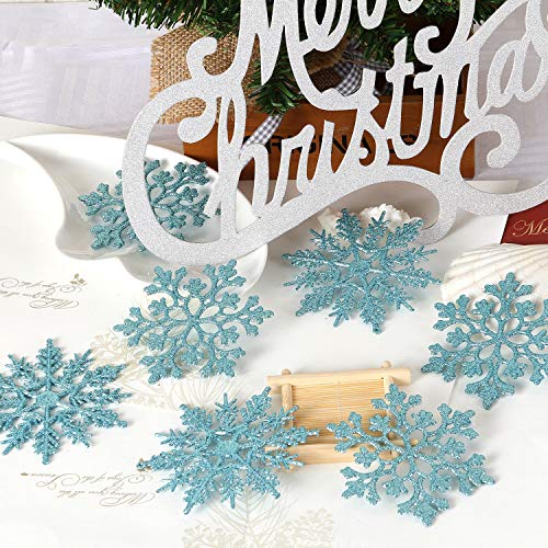 1 Sea+Team+Christmas+Snowflake+Decorations