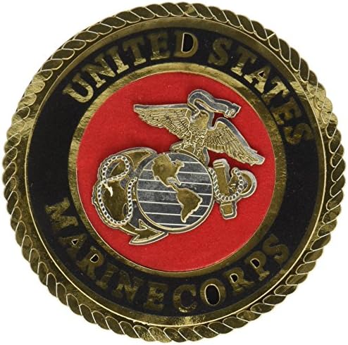 Uniformed U.S. Marine Emblem Die Cut
