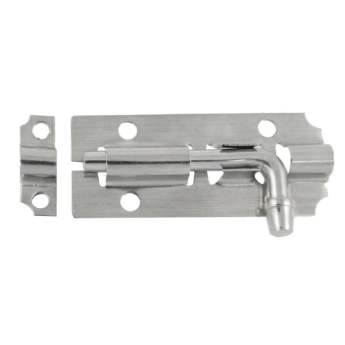 Aexit Home 2.5" Silver Tone Door Drawer security Lock docking connecting Bolt (ec0701f3e0d00ff21626111a1a3caef7)