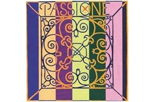 Pirastro Passione Orchestra Tuning Bass Strings - Set, 3/4, Chromesteel/Rope Core, Medium, Ball