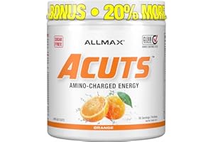 ALLMAX Nutrition - AMINOCUTS (A:CUTS) - Weight-Management BCAA (L-Carnitine + Taurine + Green Coffee) - Arctic Orange - Dye F