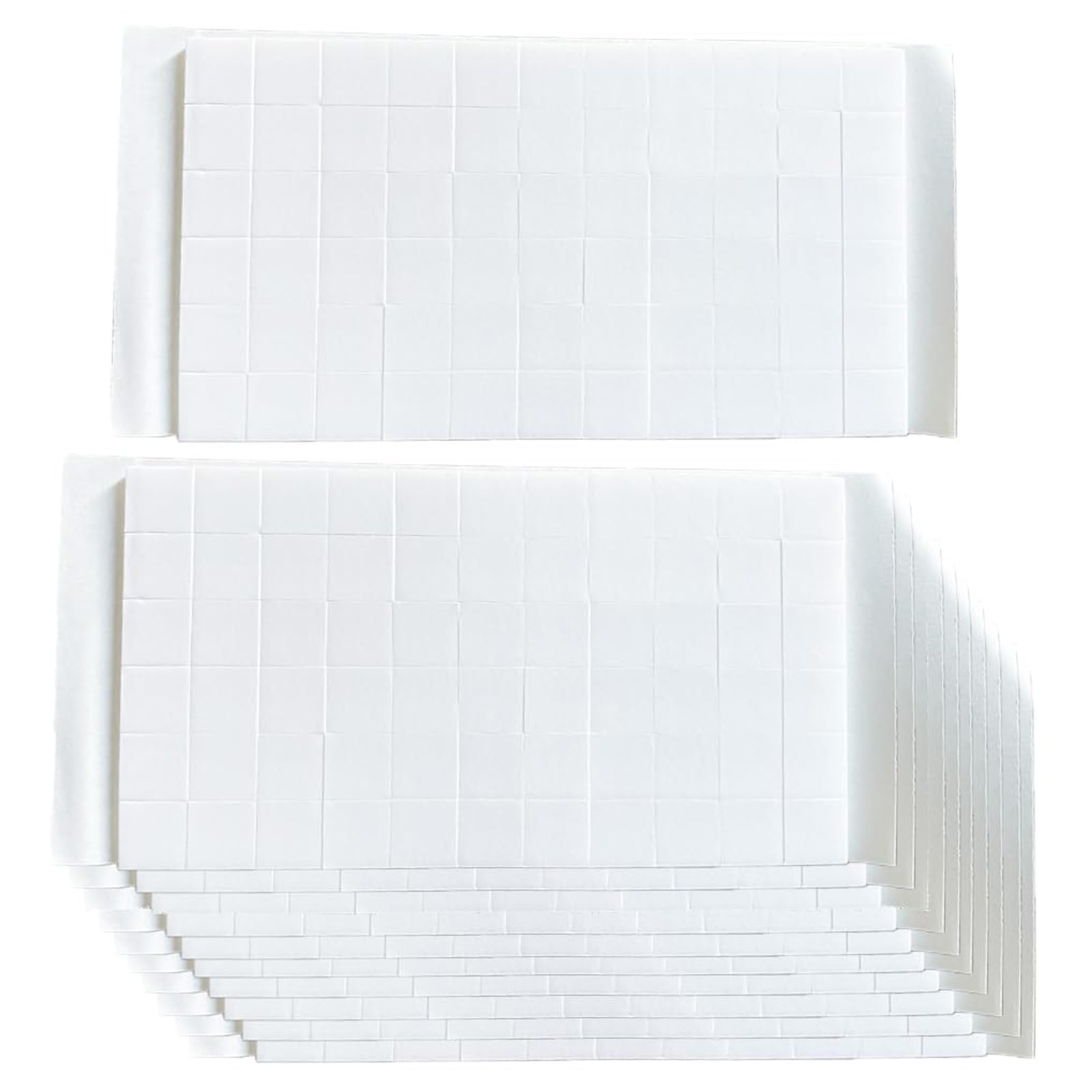RSYHVG 10 Sheets/660 PCS Double Sided Sticky Pads 12mm 3D Foam Sticky Pads Square Foam Pads for Card Making Scrapbooking DIY Art Craft Home and Office Supplies