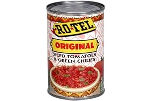 RO*TEL Rotel Tomato & Green Chilies, Diced, 10-Ounce Cans (Pack of 12)