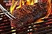 Yukon Glory™ 4 Piece Magnetic Grill Tools Set, Heavy Duty Stainless Steel, Contains Grill Fork, Basting Brush, Tongs and Multifunctional Spatula