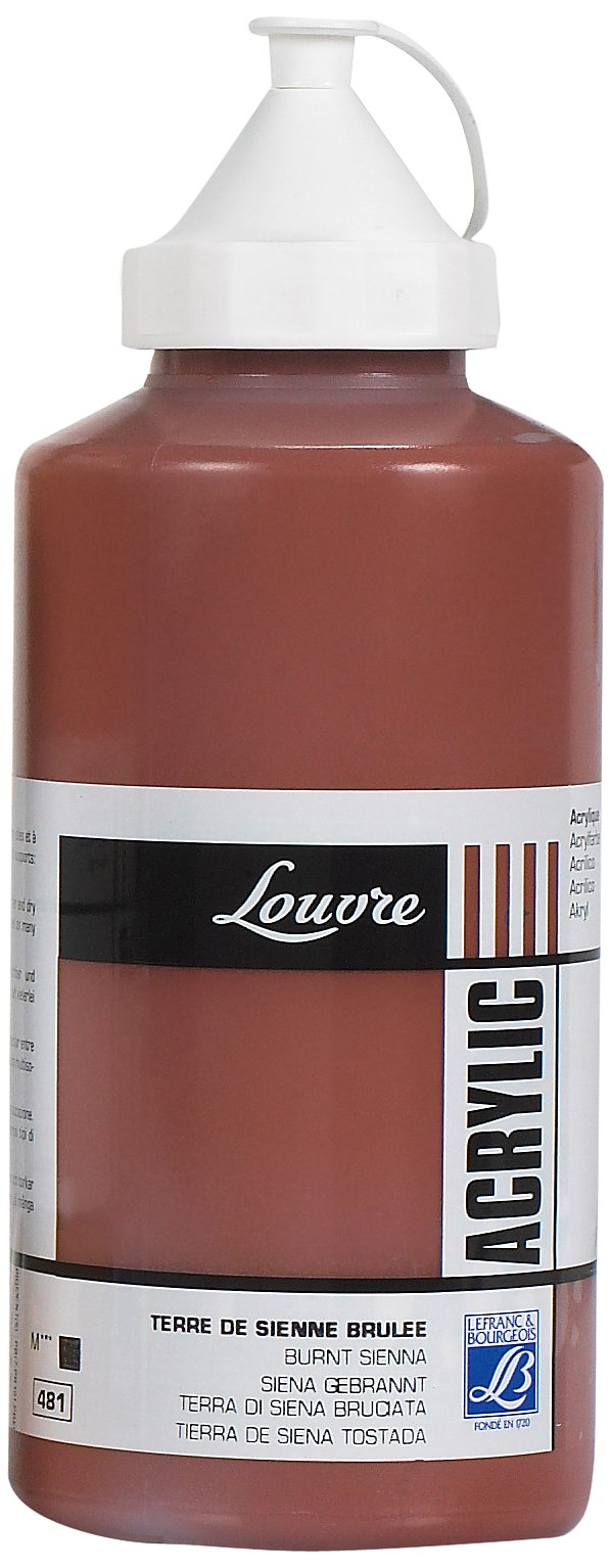 Lefranc & Bourgeois Louvre Acrylic Paint 750 ml Flasche 481 Siena gebrannt