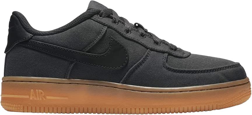 Nike Youth Air Force 1 LV8 Canvas Black Gum Brown Trainers 6.5 US: Amazon.ca: Sports & Outdoors