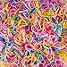 Baby Hair ties for Toddlers Girls J-MEE 1000 PCS Small Mini Hair Rubber Bands for Kids