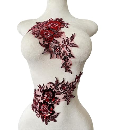 Patch fleur et oiseau à broder - Boutique