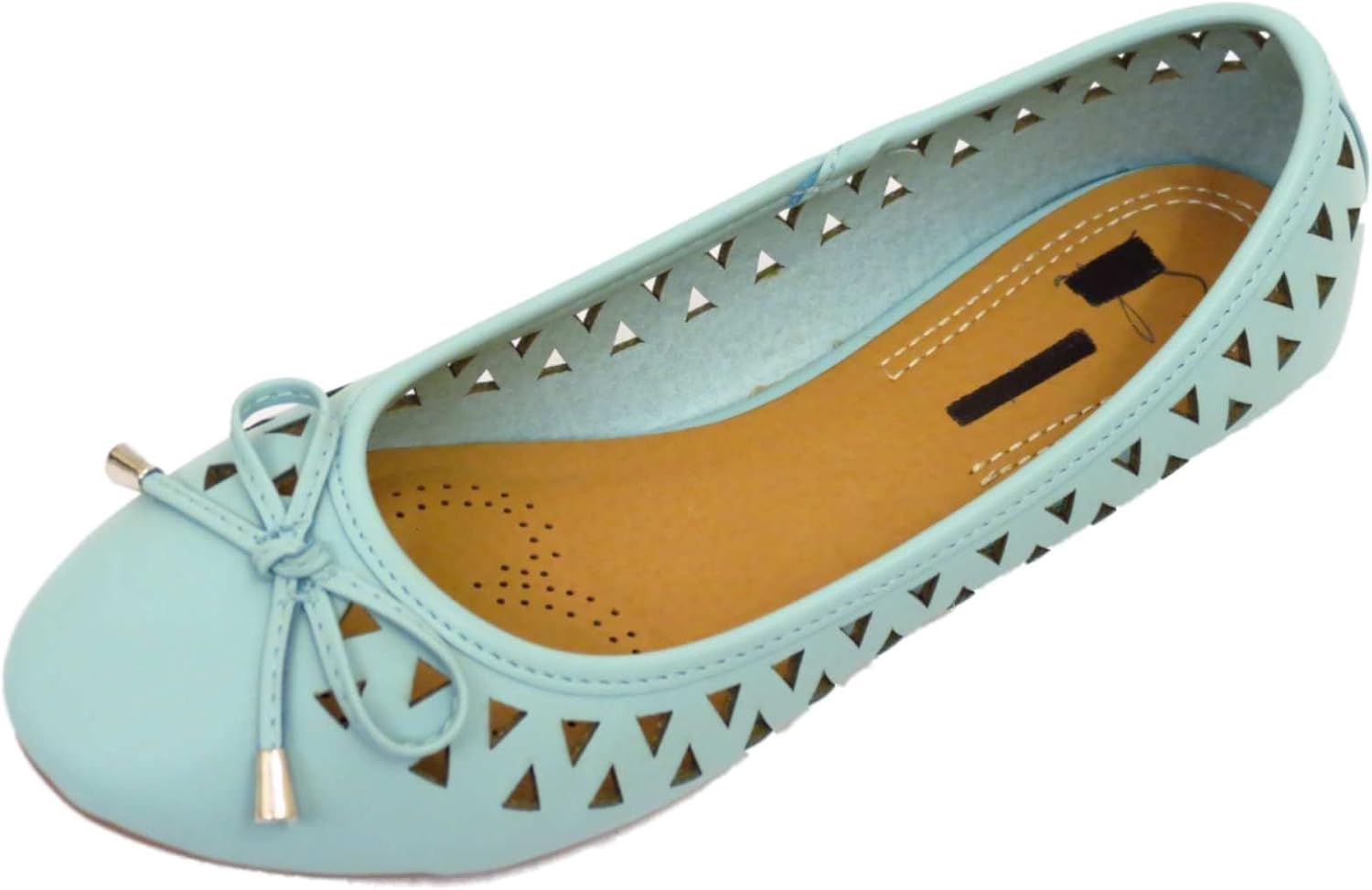 teal ballerina shoes