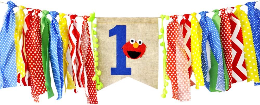 Best boy 1st birthday high chair decorating kit